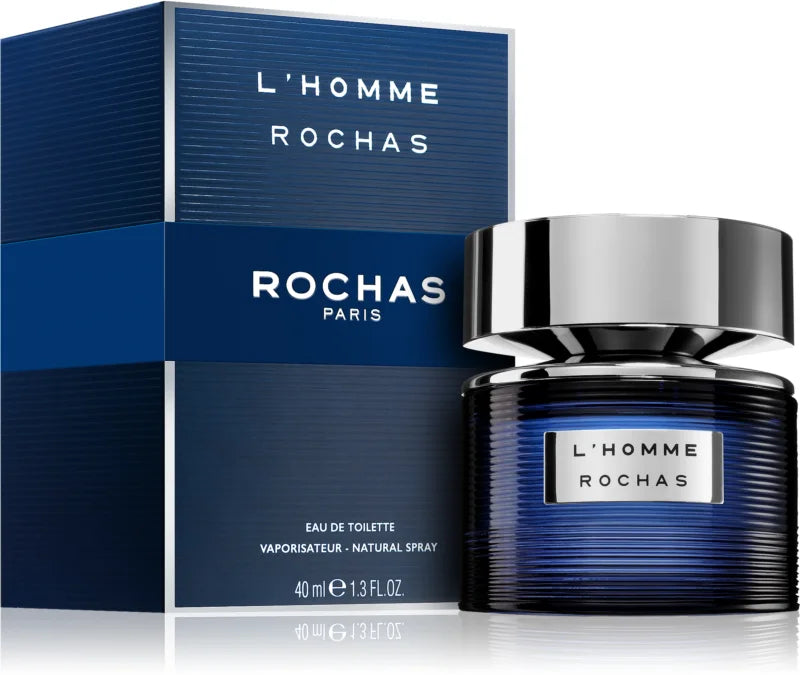 Rochas L'Homme Eau De Toilette 40ml - Mens Fragrances at MyBeautyBoutique by Rochas