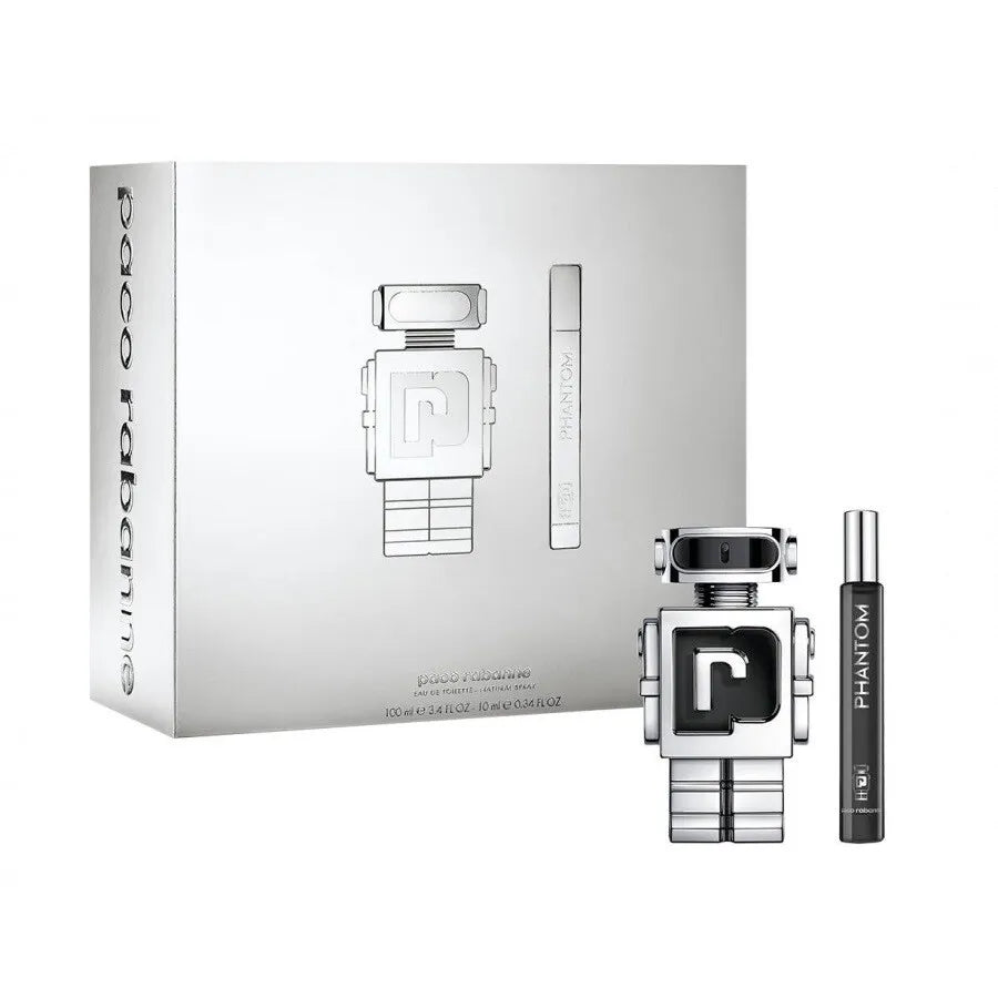Paco Rabanne Phantom Gift Set 100ml EDT + 10ml EDT - For Him at MyBeautyBoutique by Paco Rabanne
