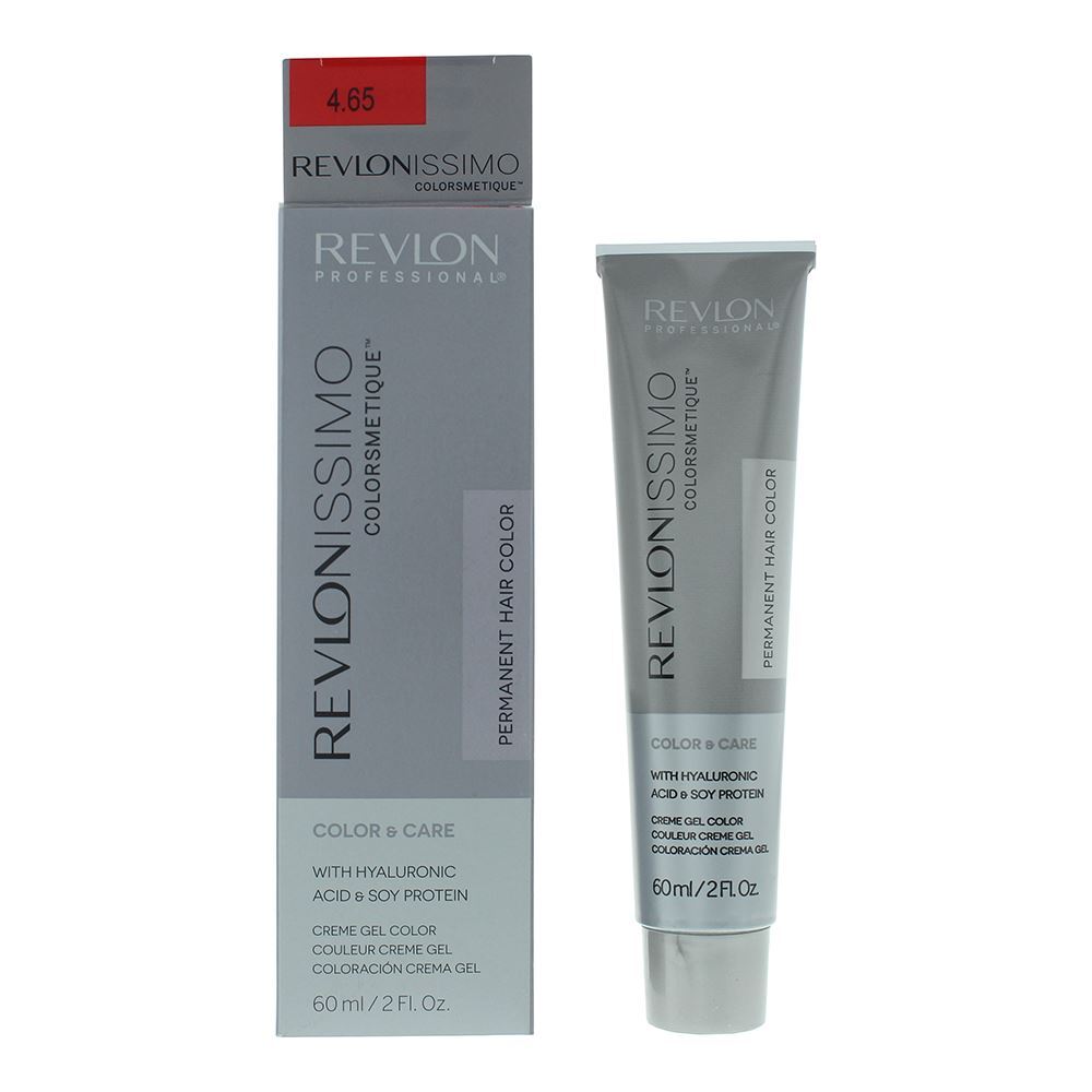 Revlon Revlonissimo Colorsmetique Permanent Hair Colour 4.65 Medium Mahogany Red Brown 60ml
