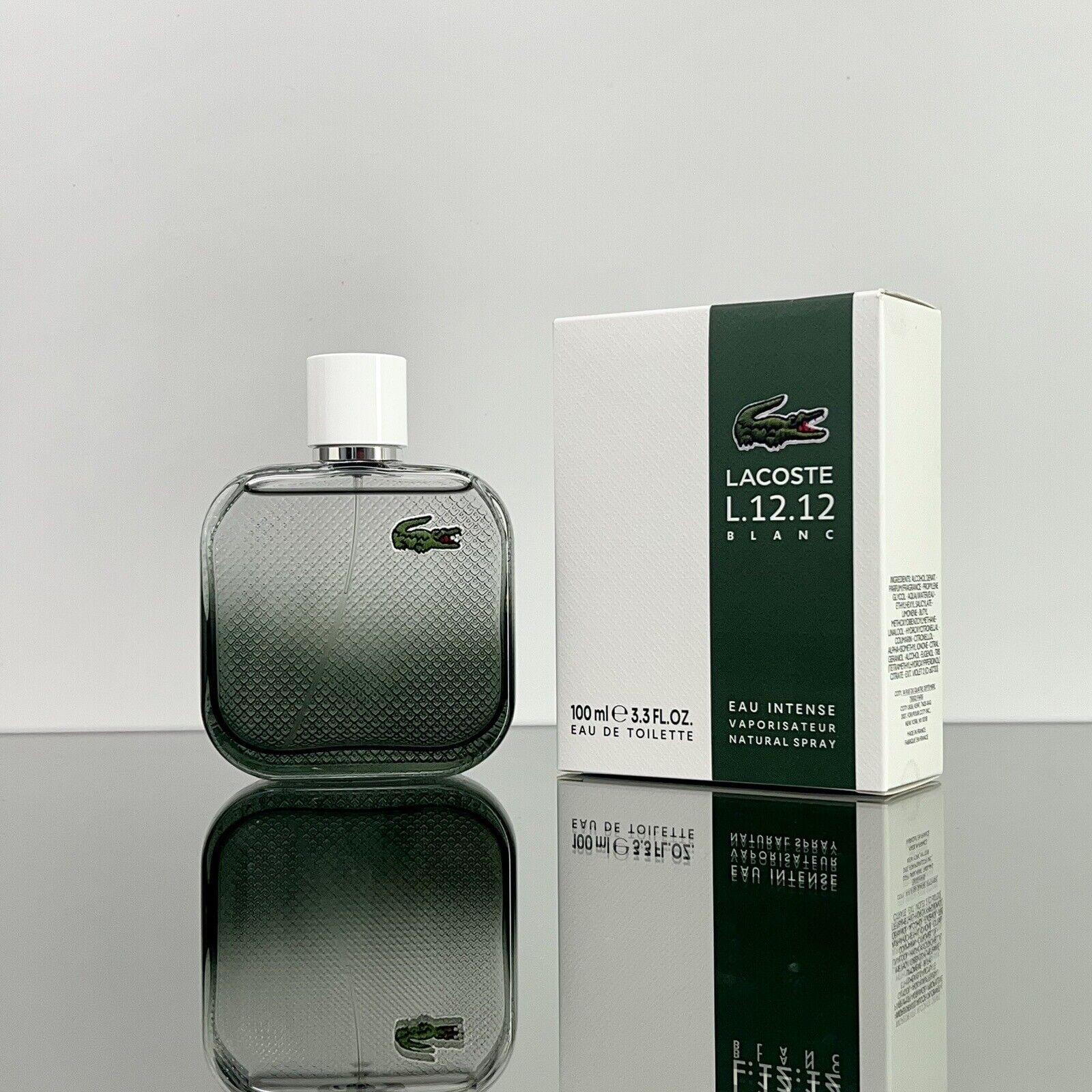 Lacoste L.12.12 Blanc Eau Intense Eau de Toilette 100ml Spray - Fragrance at MyBeautyBoutique by Lacoste