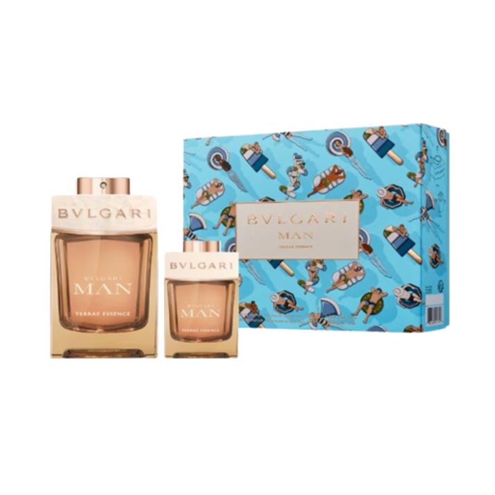 Bvlgari Man Terrae Essence Gift Set 100ml EDP + 15ml EDP - Perfume & Cologne at MyBeautyBoutique by Bvlgari