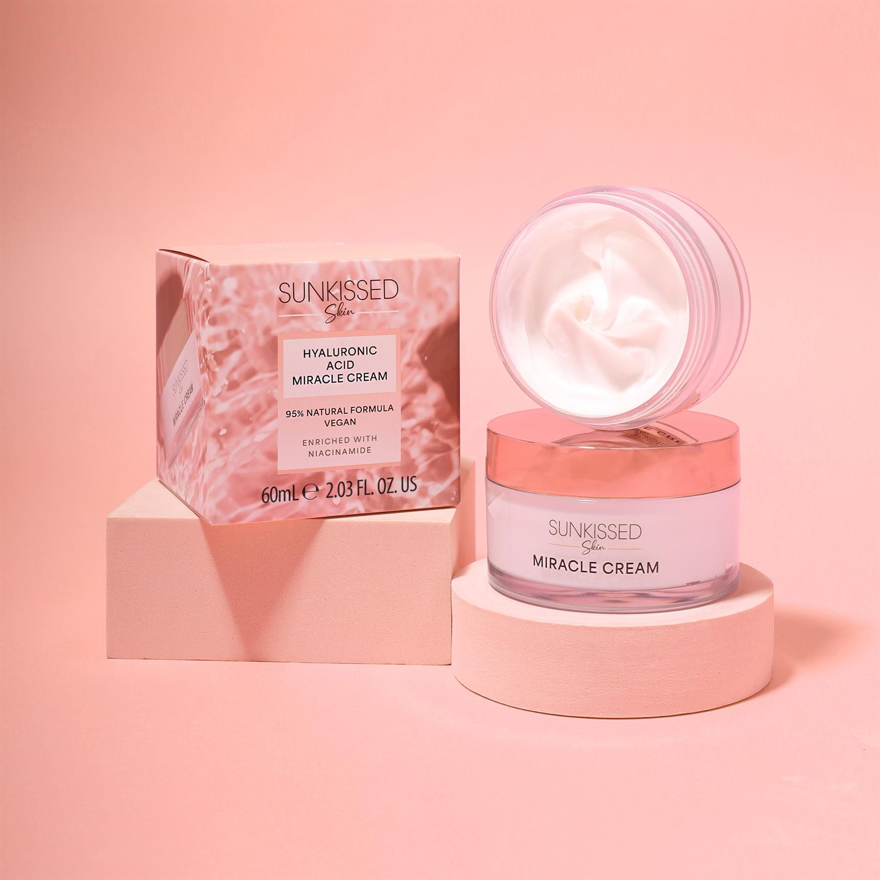 Sunkissed Skin Miracle 95% Natural Formular Vegan Cream 60ml