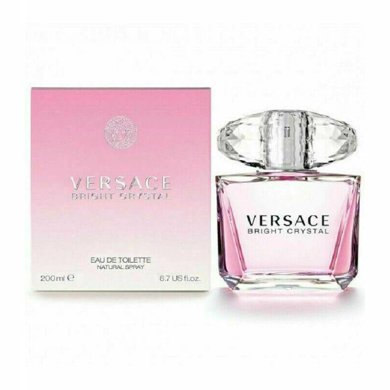 Versace Bright Crystal Eau de Toilette 200ml - Fragrance at MyBeautyBoutique by Versace
