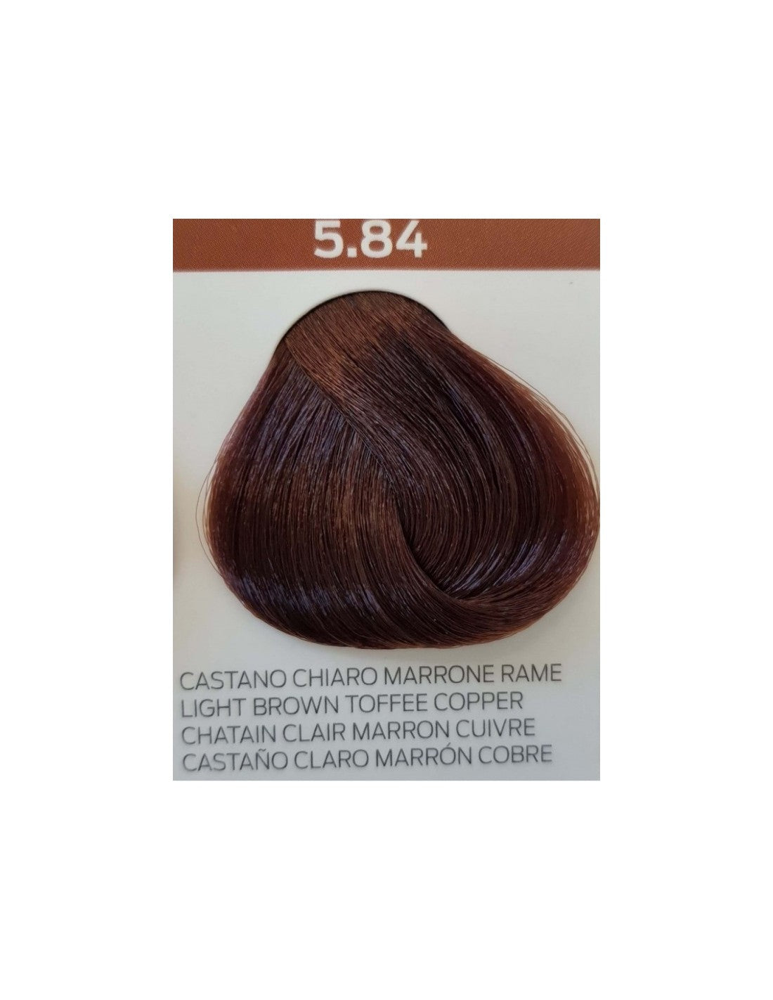 Intercosmo Voilà 3C Intense 5.8 Light Brown Toffee Hair Colour 60ml