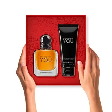 Emporio Armani Stronger With You Men's Gift Set – 50ml Eau de Toilette + 75ml Shower Gel