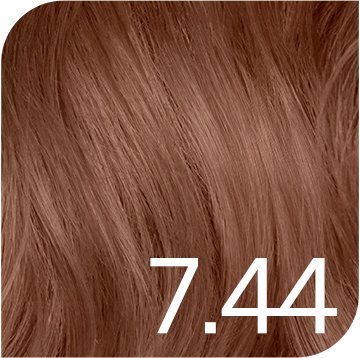 Revlon Revlonissimo Colorsmetique 7.44 Medium Intensive Copper Blonde Hair Colour 60ml